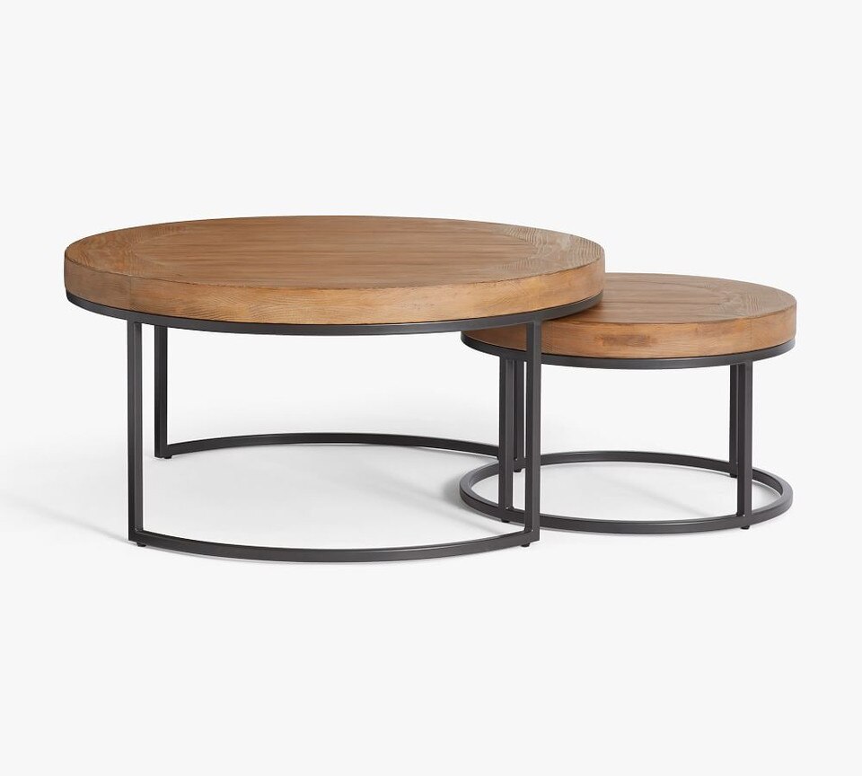 Malcolm Round Nesting Coffee Tables Pottery Barn Australia